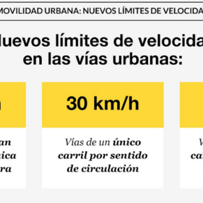 Nuevos límites velocidad en vi¿as urbanas